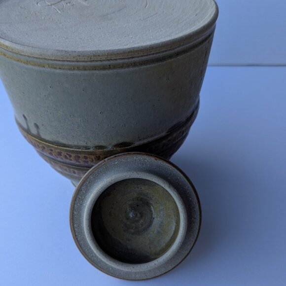 Rare Dotson Honey Bee Hive Jar with Lid - Picture 13 of 15